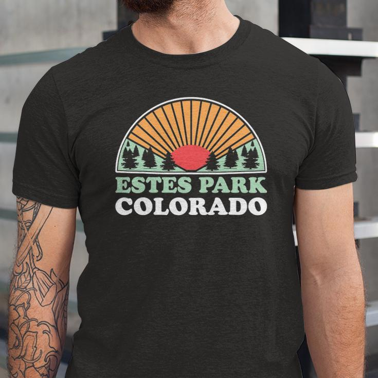 Colorado Us Mountain Travel Vintage Estes Park Jersey T-Shirt