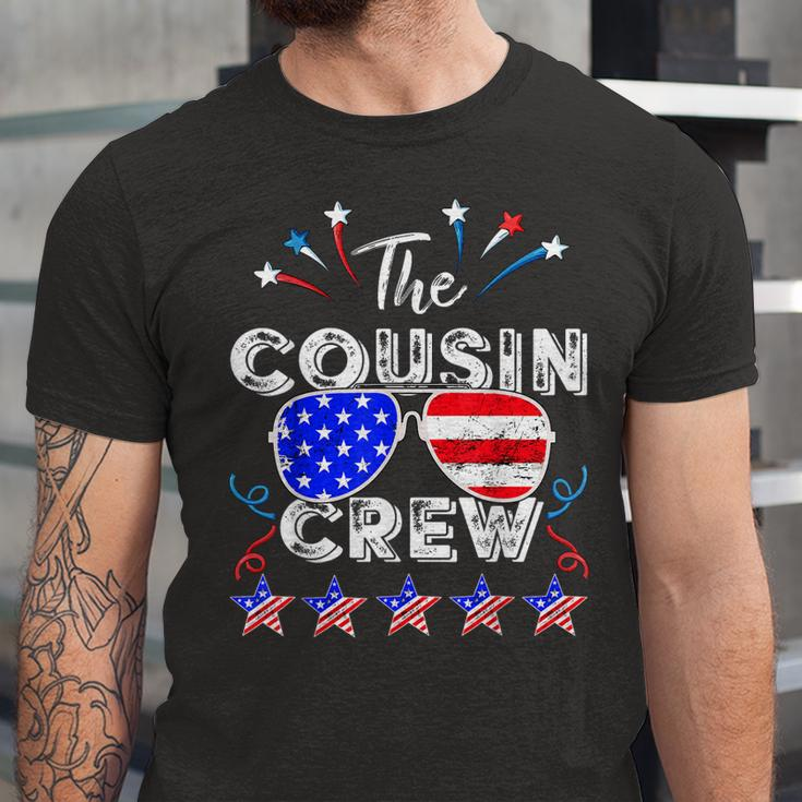 Cousin Crew 4Th Of July Patriotic American Family Matching V2 Unisex Jersey Short Sleeve Crewneck Tshirt