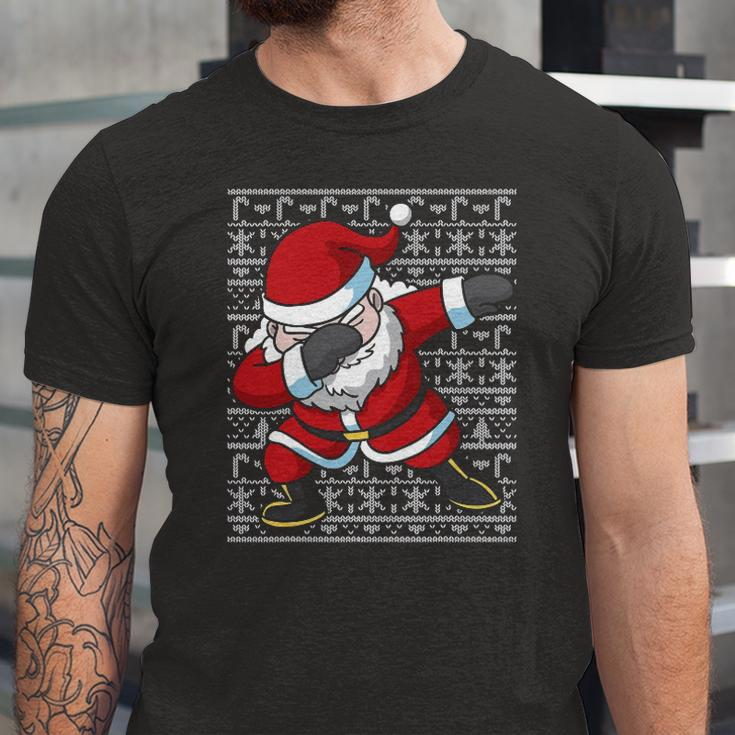 Dabbing Santa Claus Christmas Dab Boys Kids Youth Jersey T-Shirt
