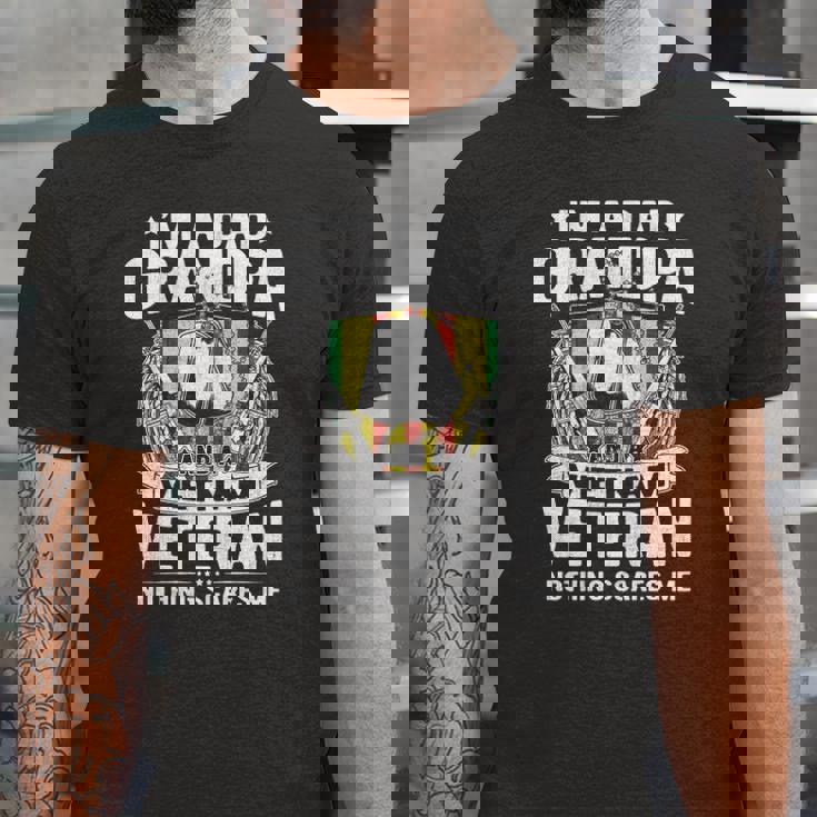 A Dad Grandpa And Vietnam Veteran Proud Retired Soldier Jersey T-Shirt