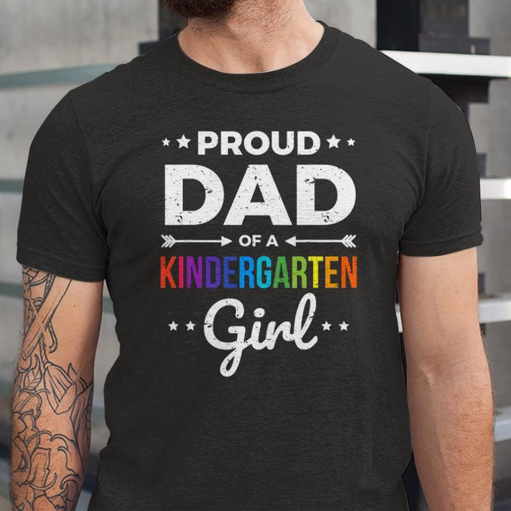 Dad Of A Kindergarten Girl Jersey T-Shirt