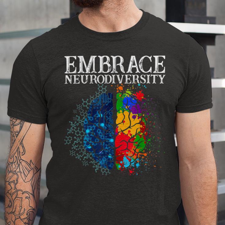 Embrace Neurodiversity Unisex Jersey Short Sleeve Crewneck Tshirt