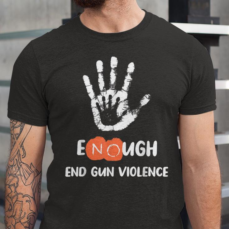 Enough End Gun Violence No Gun Anti Violence No Gun Jersey T-Shirt