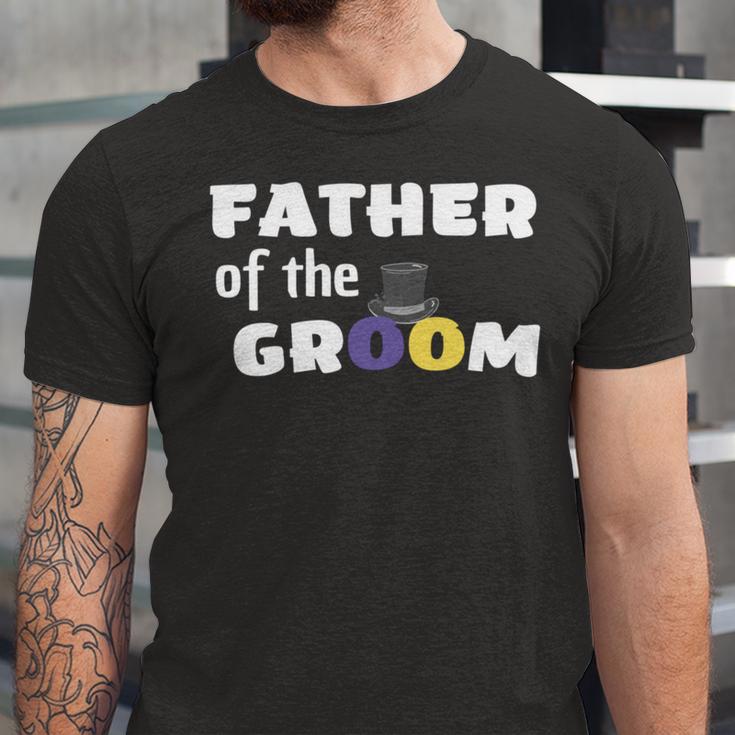 Father Of The Groom Getting Ready For The Wedding Unisex Jersey Short Sleeve Crewneck Tshirt