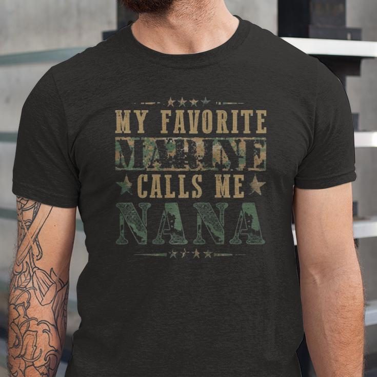 My Favorite Marine Calls Me Nana Veterans Day Jersey T-Shirt