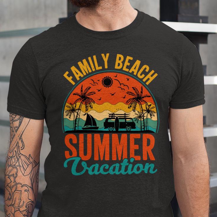 Funny Family Beach Summer Vacation Unisex Jersey Short Sleeve Crewneck Tshirt