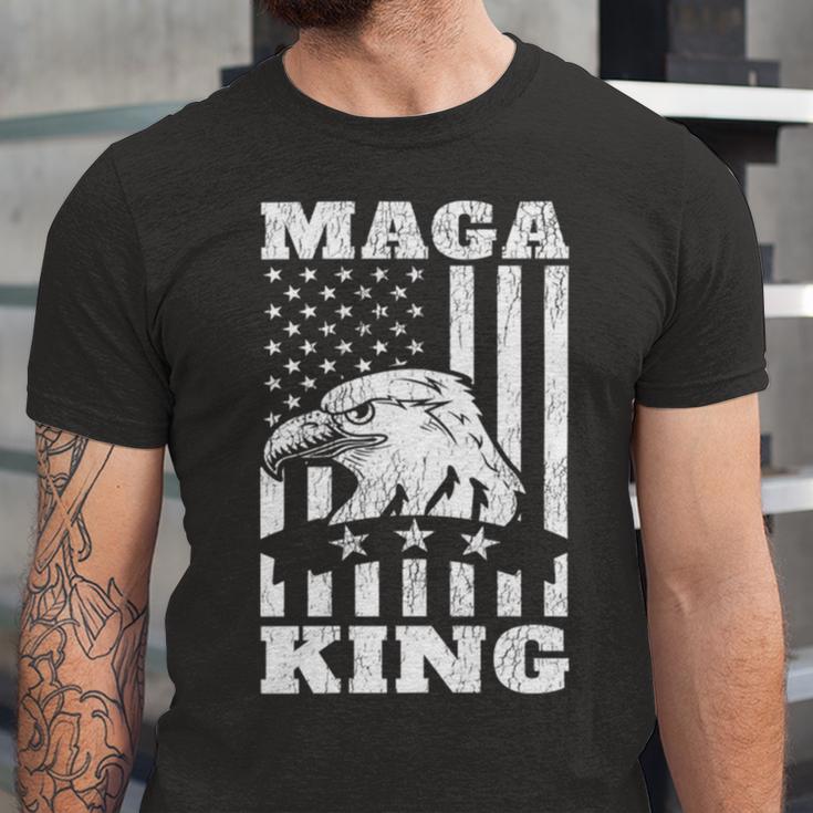 Funny Maga King Trump Supporter Gift Maga King Unisex Jersey Short Sleeve Crewneck Tshirt