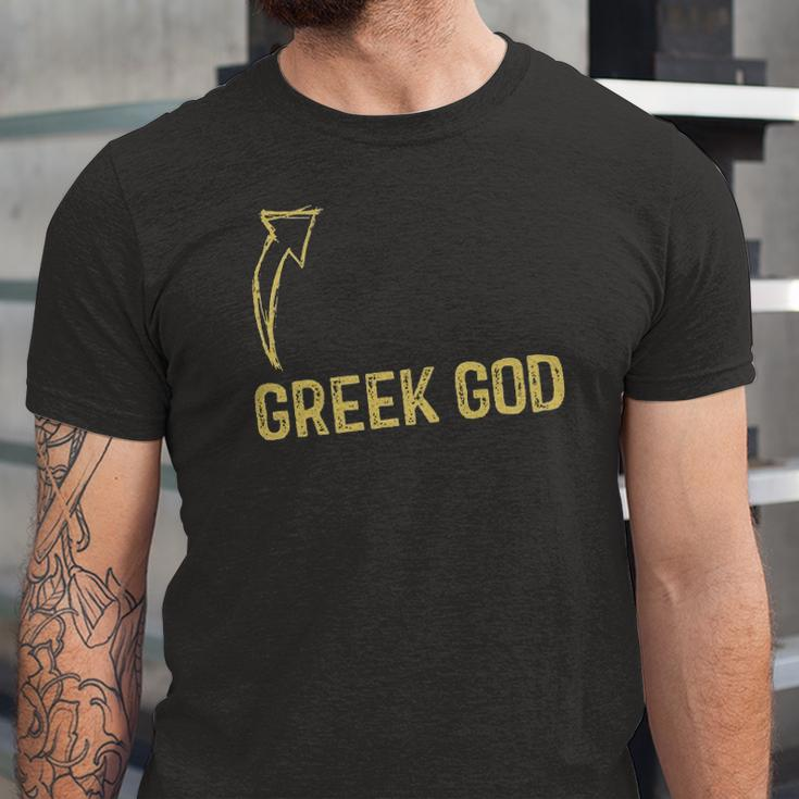 Greek God Halloween Costume Adult Humor Jersey T-Shirt