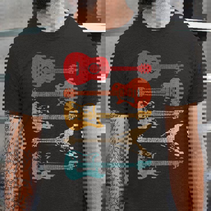 Guitar Lover Retro Style For Guitarist Jersey T-Shirt