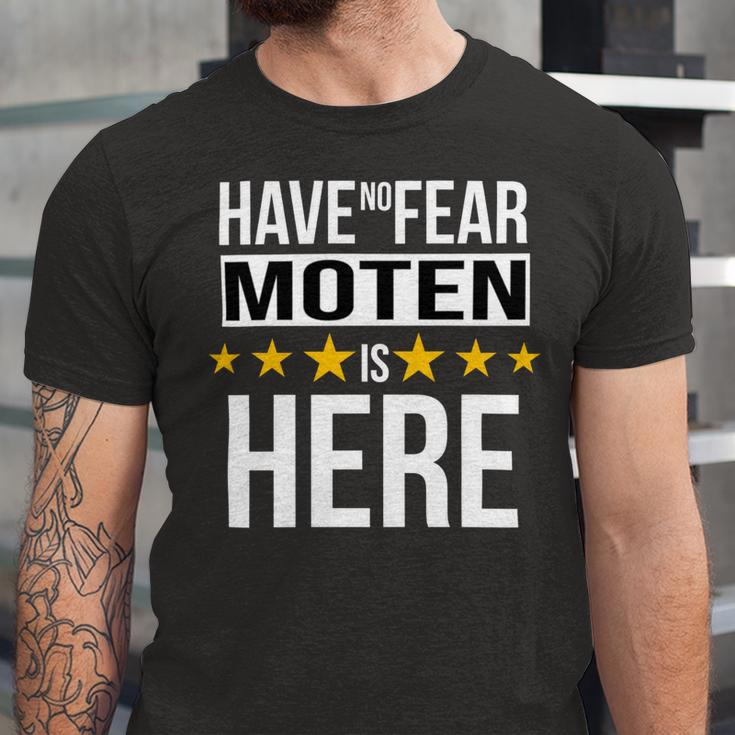 Have No Fear Moten Is Here Name Unisex Jersey Short Sleeve Crewneck Tshirt