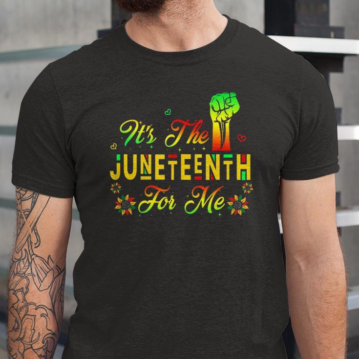 Its The Juneteenth For Me Free-Ish Since 1865 Independence Jersey T-Shirt