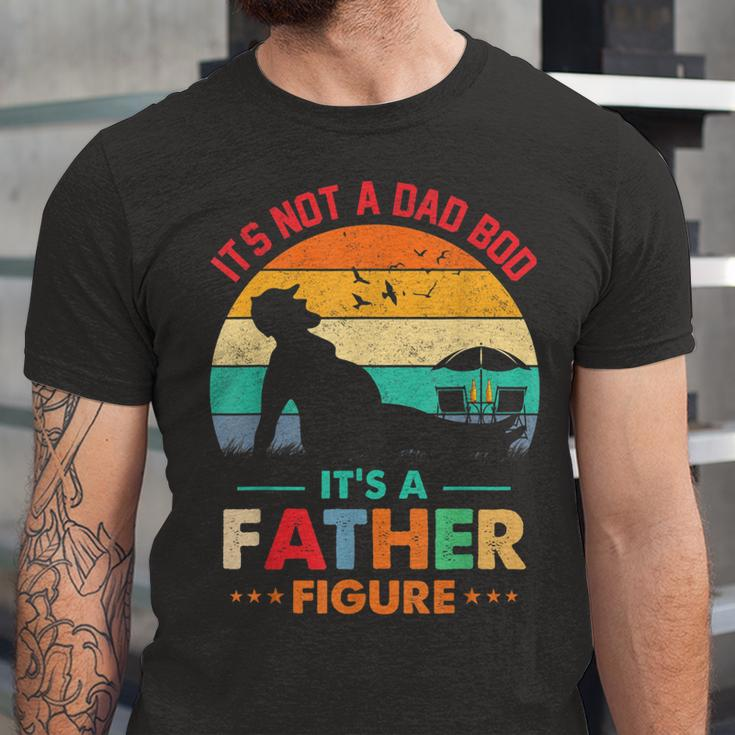 Its Not A Dad Bod Its A Father Figure Fathers Day Dad Jokes Jersey T-Shirt