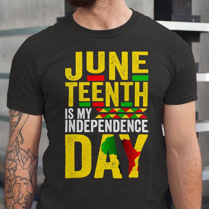 Juneteenth Is My Independence Day 1865 African American Unisex Jersey Short Sleeve Crewneck Tshirt