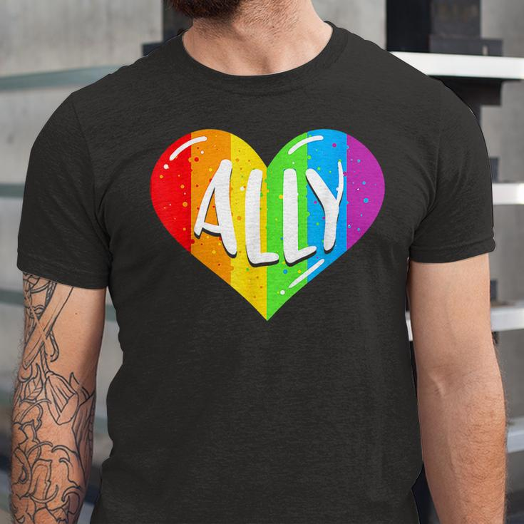 Lgbtq Ally For Gay Pride Children Jersey T-Shirt