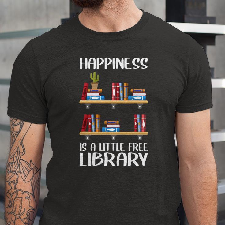 Library Cool Little Free Library Jersey T-Shirt