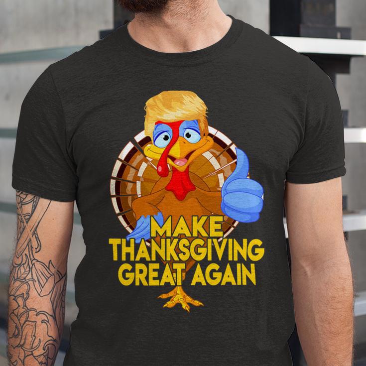 Make Thanksgiving Great Again Funny 2 Shirt Unisex Jersey Short Sleeve Crewneck Tshirt