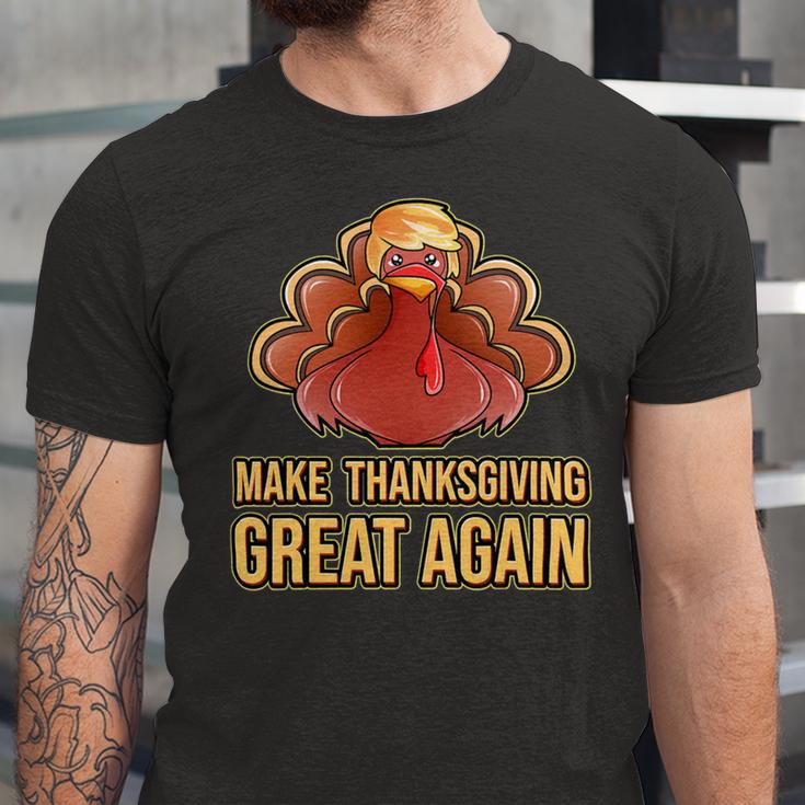 Make Thanksgiving Great Again Trump 907 Shirt Unisex Jersey Short Sleeve Crewneck Tshirt