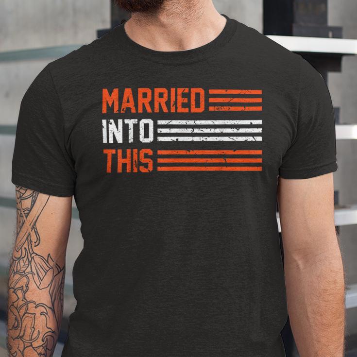 Married Into This 298 Trending Shirt Unisex Jersey Short Sleeve Crewneck Tshirt