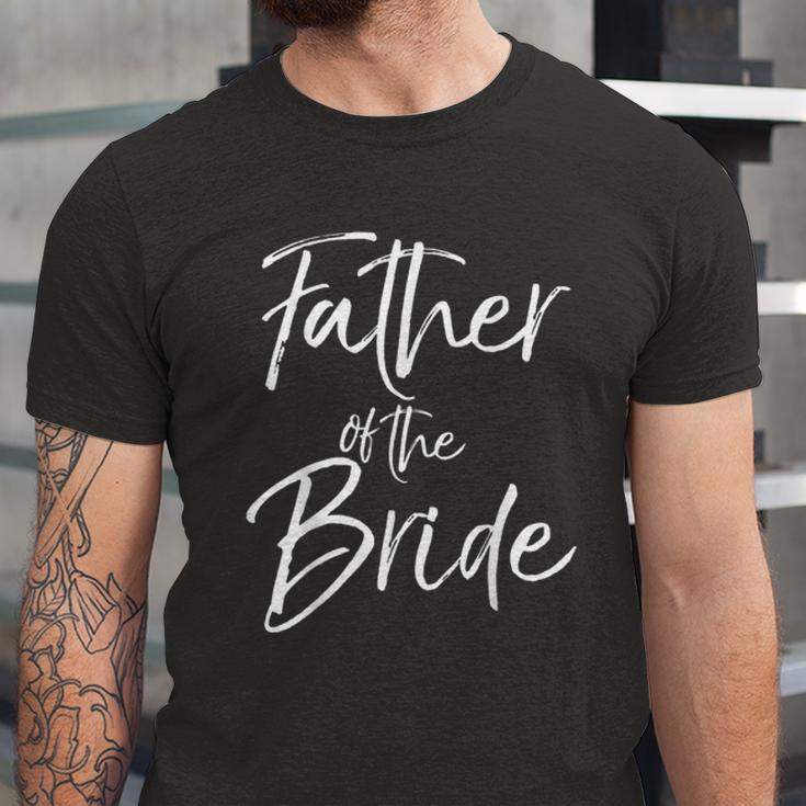 Matching Bridal Party For Family Father Of The Bride Unisex Jersey Short Sleeve Crewneck Tshirt