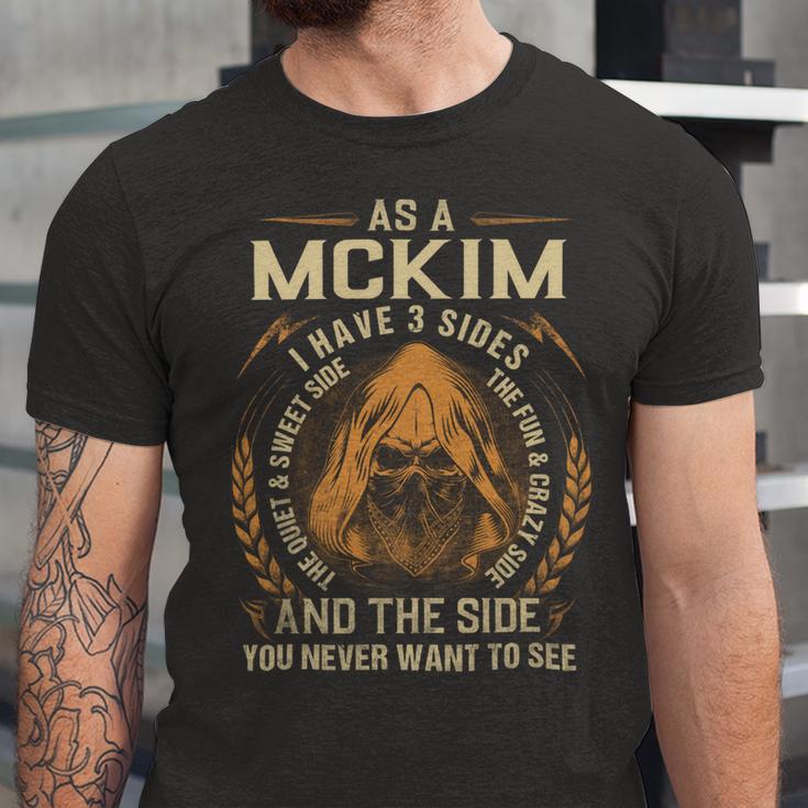 Mckim Name Shirt Mckim Family Name V2 Unisex Jersey Short Sleeve Crewneck Tshirt