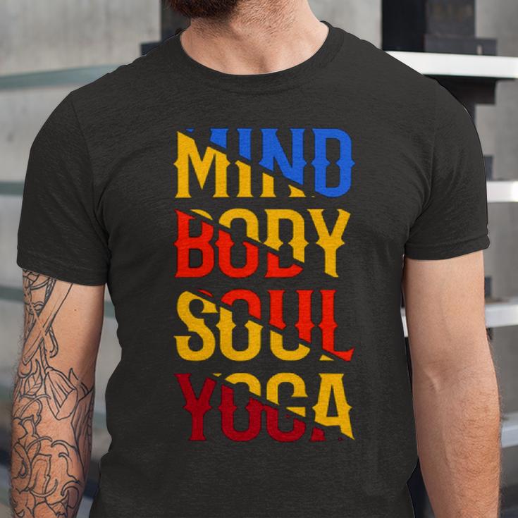 Mind Body Soul Yoga 114 Trending Shirt Unisex Jersey Short Sleeve Crewneck Tshirt