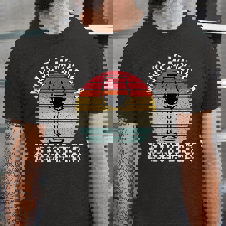 Make Mine A Mega Pint Wine Drinkers Megapint Jersey T-Shirt