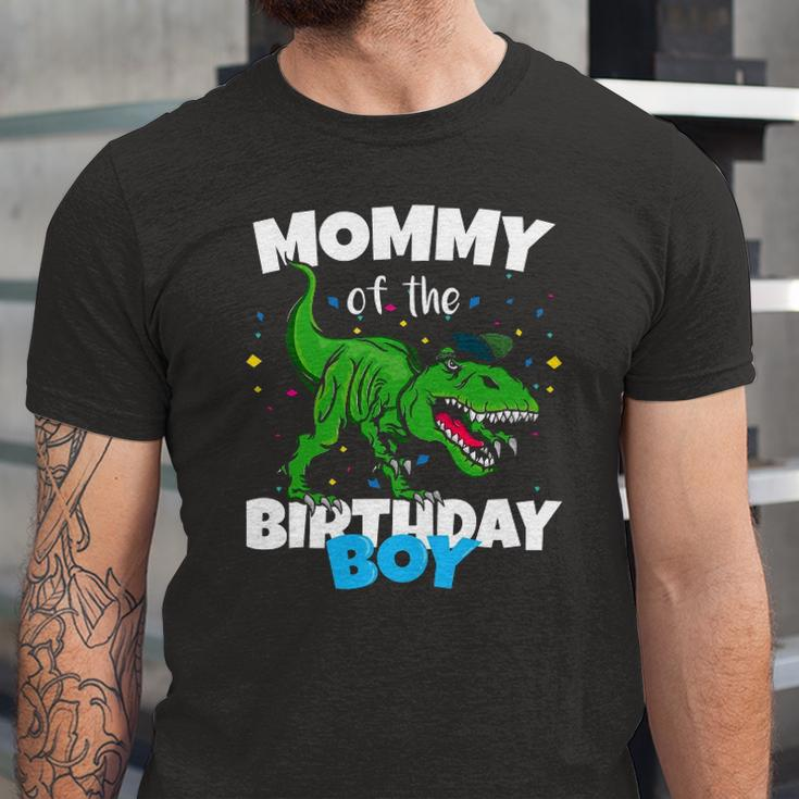 Mommy Of The Birthday Boy Dinosaurrex Anniversary Jersey T-Shirt
