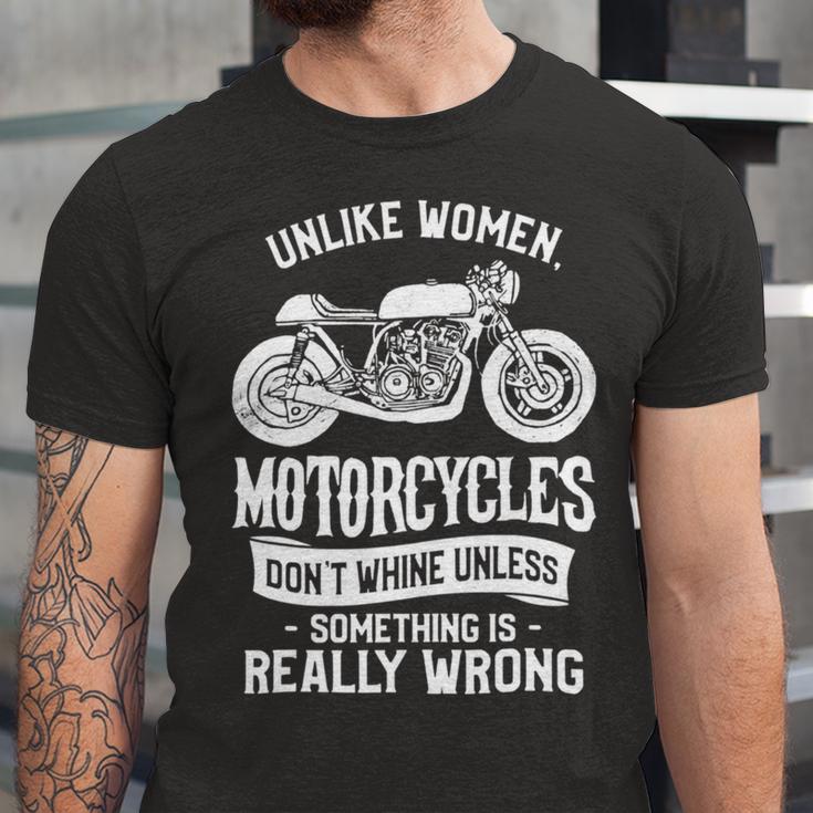 Motorcycles Dont Whine Unless 468 Shirt Unisex Jersey Short Sleeve Crewneck Tshirt