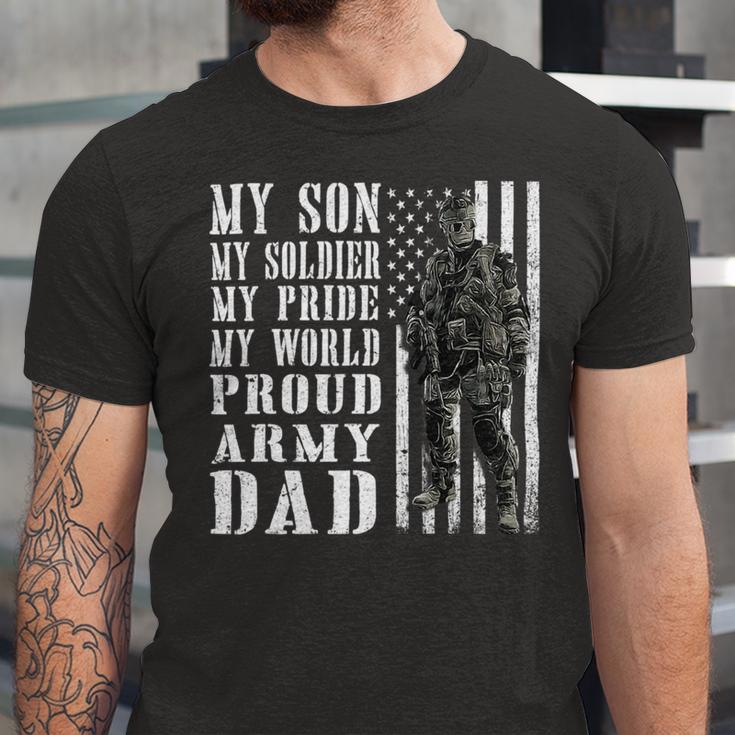 My Son Is Soldier Proud Military Dad 709 Shirt Unisex Jersey Short Sleeve Crewneck Tshirt