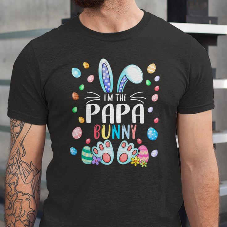 Im The Papa Bunny Easter Day Matching Outfits Jersey T-Shirt