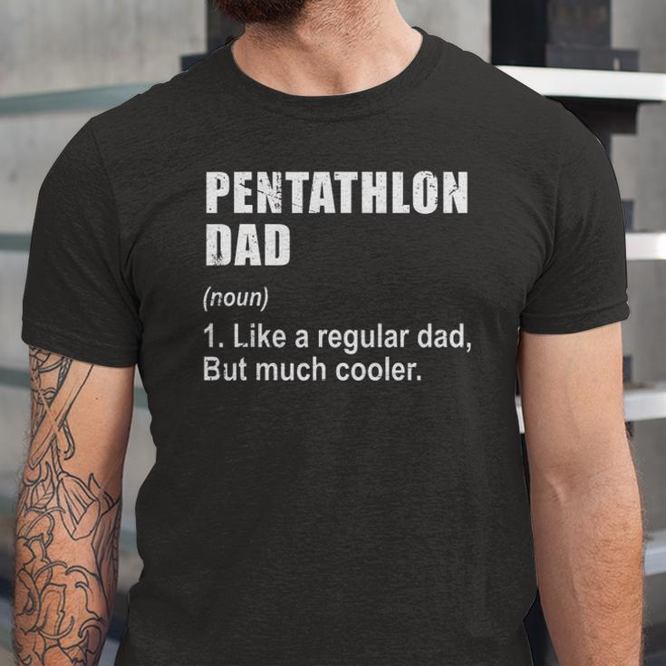 Pentathlon Dad Like Dad But Much Cooler Definition Jersey T-Shirt