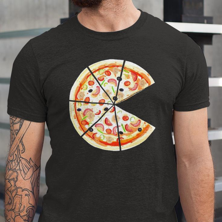 Pizza Pie And Slice Dad And Son Matching Pizza Father’S Day Unisex Jersey Short Sleeve Crewneck Tshirt