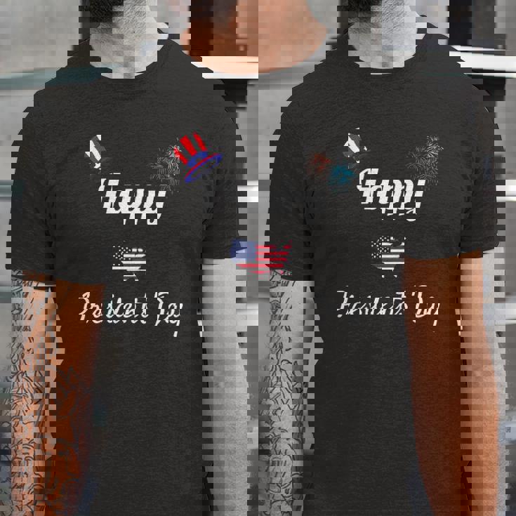 Political Happy Presidents Day Kids Jersey T-Shirt