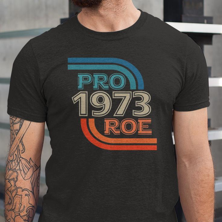 Pro Roe 1973 Roe Vs Wade Pro Choice Rights Retro Jersey T-Shirt