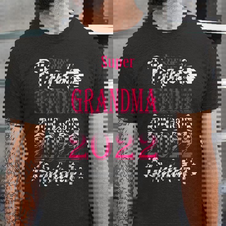 Proud Grandma Of A 2022 Graduate Class Of 2022 Graduation Jersey T-Shirt
