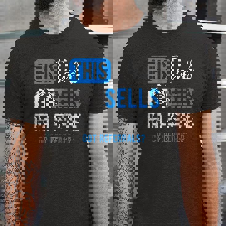 Real Estate Agent Dad Realtor Raglan Baseball Jersey T-Shirt