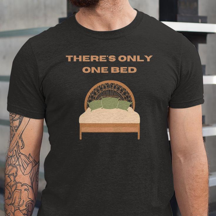 Theres Only One Bed Fanfiction Writer Trope Jersey T-Shirt