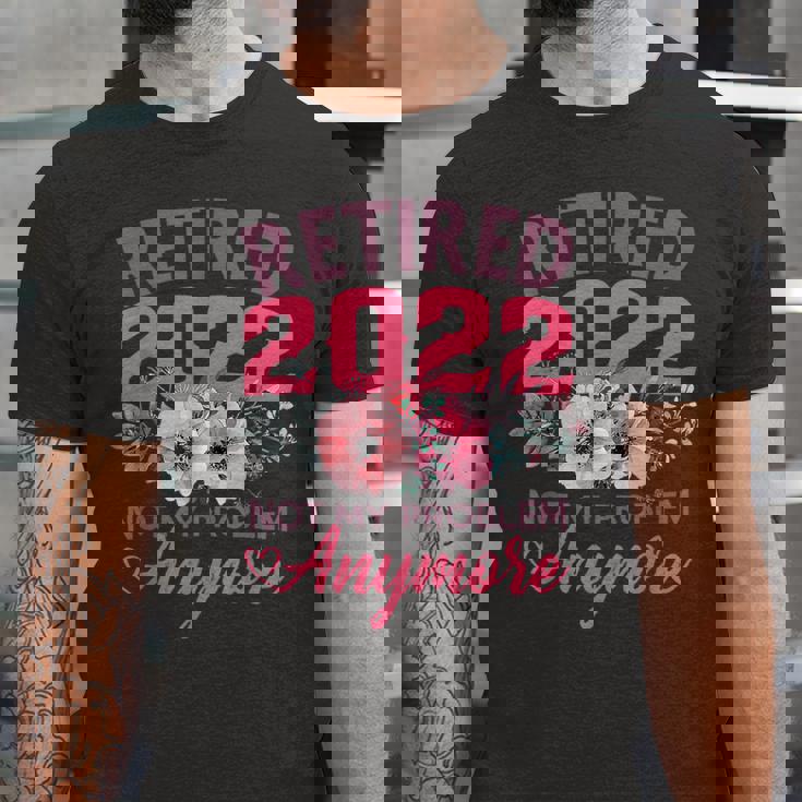 Retired 2022 Retirement For 2022 Cute Pink Jersey T-Shirt