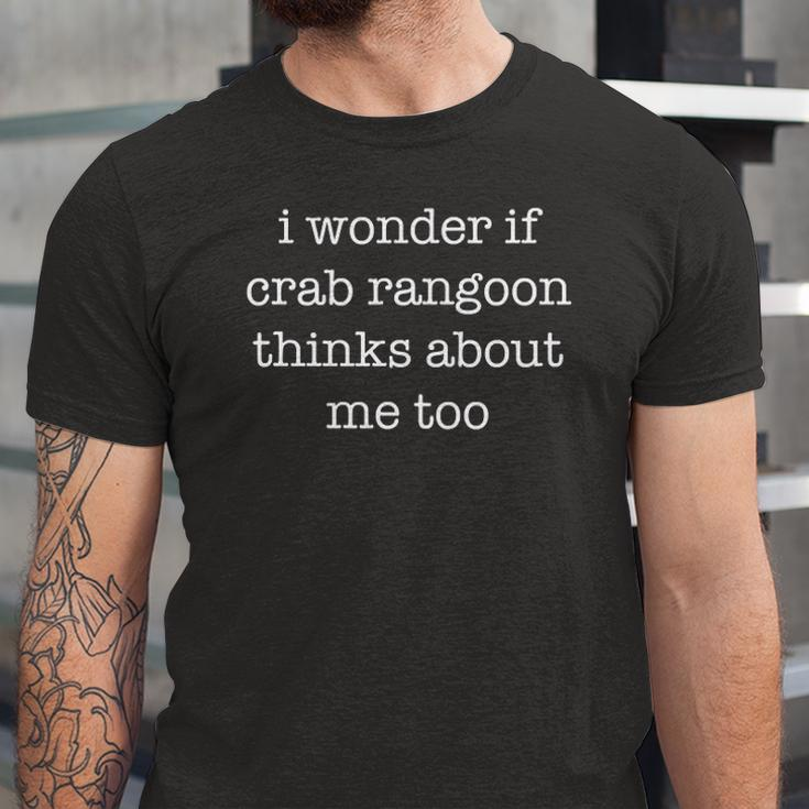 Sarcastic Crab Rangoon Lover Jersey T-Shirt