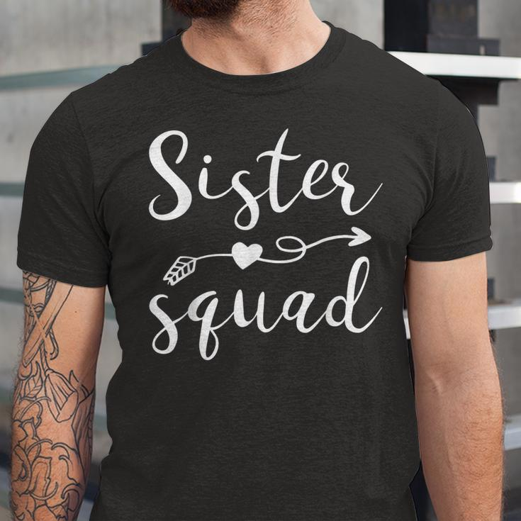 Sister Squad Birthday Besties Girls Friend Unisex Jersey Short Sleeve Crewneck Tshirt