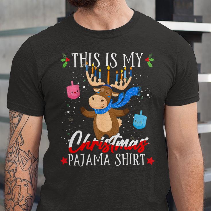 This Is My Christmas Pajama Jewish 545 Shirt Unisex Jersey Short Sleeve Crewneck Tshirt