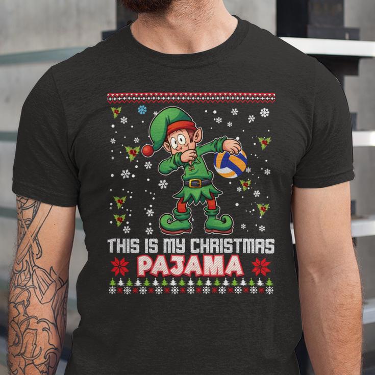 This Is My Christmas Pajama Volleyball 874 Shirt Unisex Jersey Short Sleeve Crewneck Tshirt