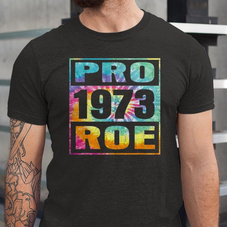 Tie Dye Pro Roe 1973 Pro Choice Rights Jersey T-Shirt