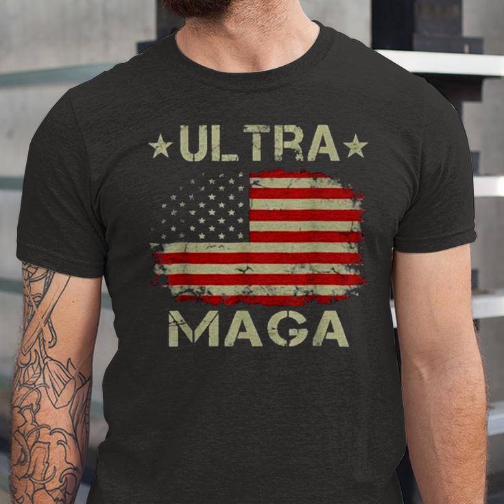 Ultra Maga And Proud Of It A Ultra Maga And Proud Of It V10 Unisex Jersey Short Sleeve Crewneck Tshirt