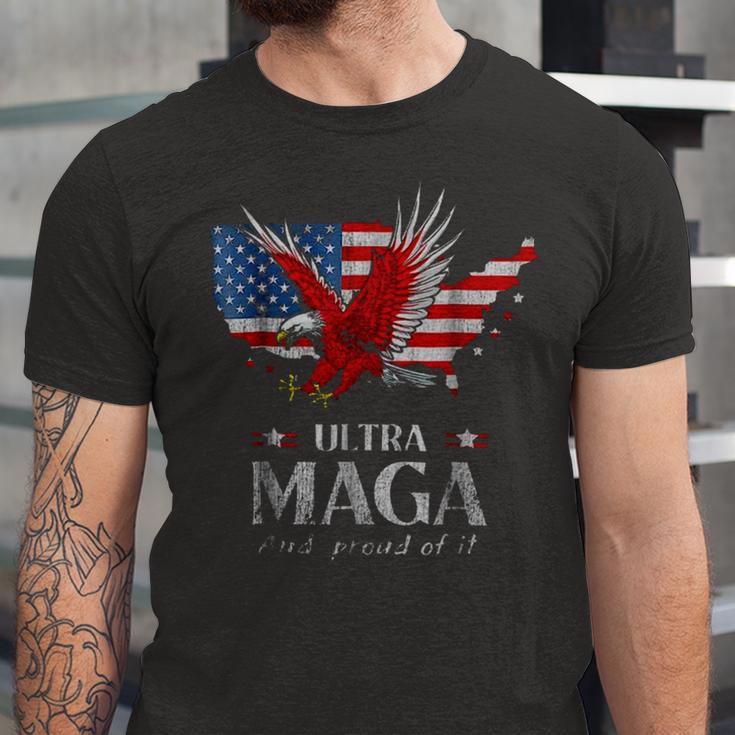 Ultra Maga And Proud Of It A Ultra Maga And Proud Of It V11 Unisex Jersey Short Sleeve Crewneck Tshirt