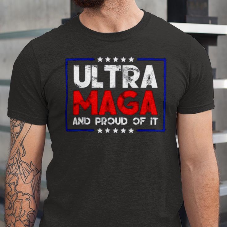 Ultra Maga And Proud Of It A Ultra Maga And Proud Of It V15 Unisex Jersey Short Sleeve Crewneck Tshirt