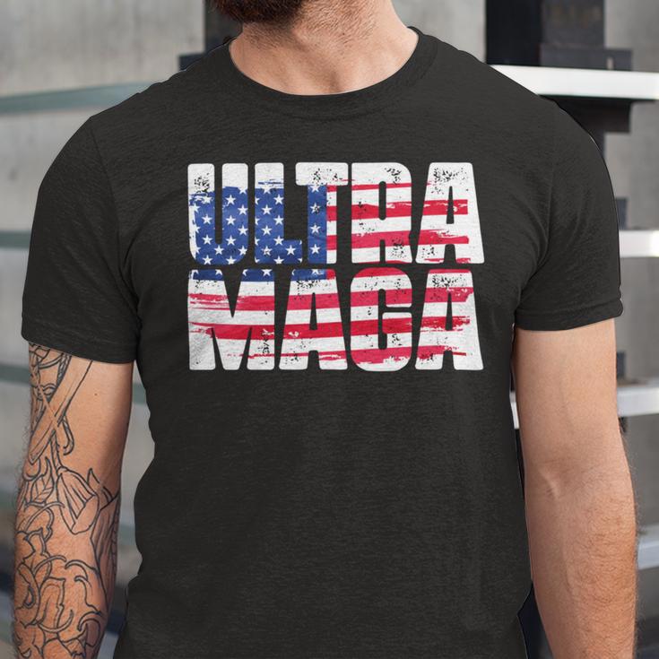 Ultra Maga And Proud Of It A Ultra Maga And Proud Of It V17 Unisex Jersey Short Sleeve Crewneck Tshirt