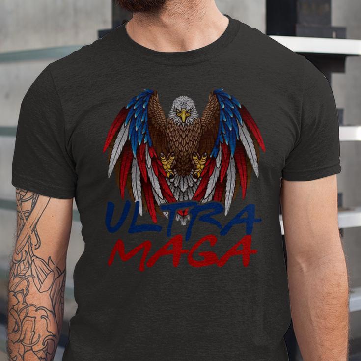 Ultra Maga Eagle Make America Great Aga Unisex Jersey Short Sleeve Crewneck Tshirt