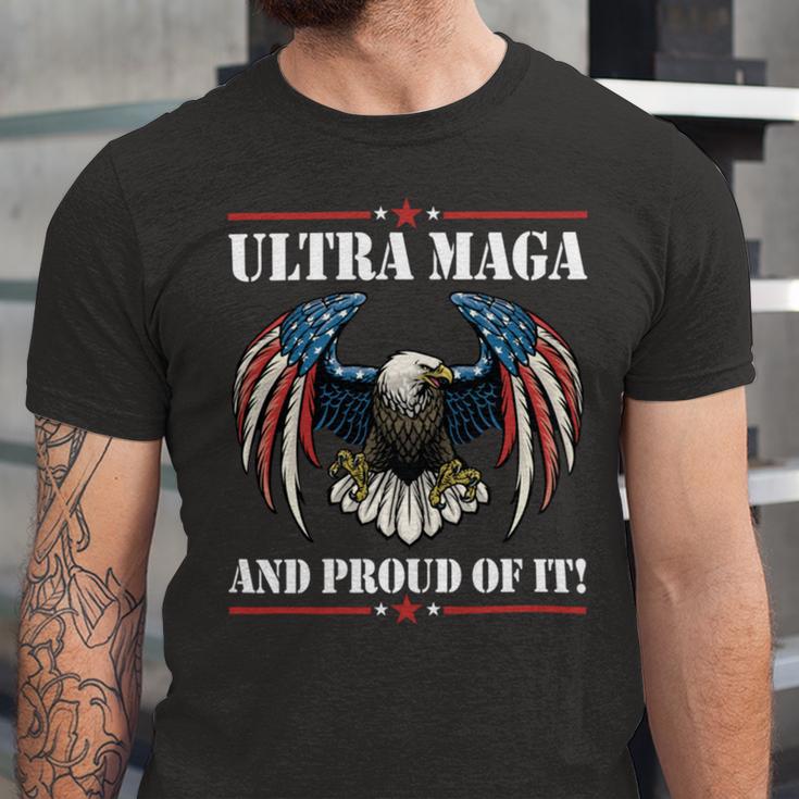 Ultra Maga Eagle Vintage Unisex Jersey Short Sleeve Crewneck Tshirt