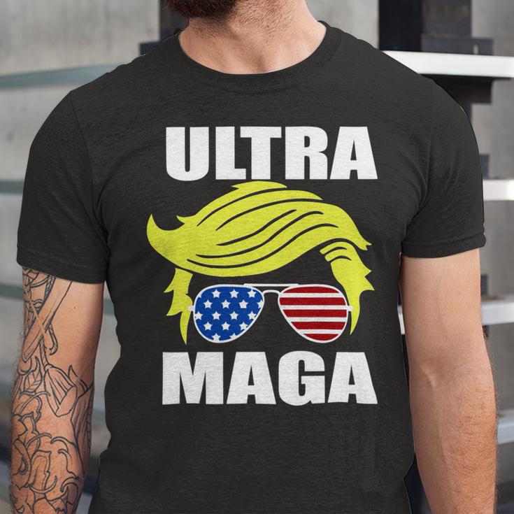 Ultra Maga Joe Biden Pro Trump Gift Unisex Jersey Short Sleeve Crewneck Tshirt